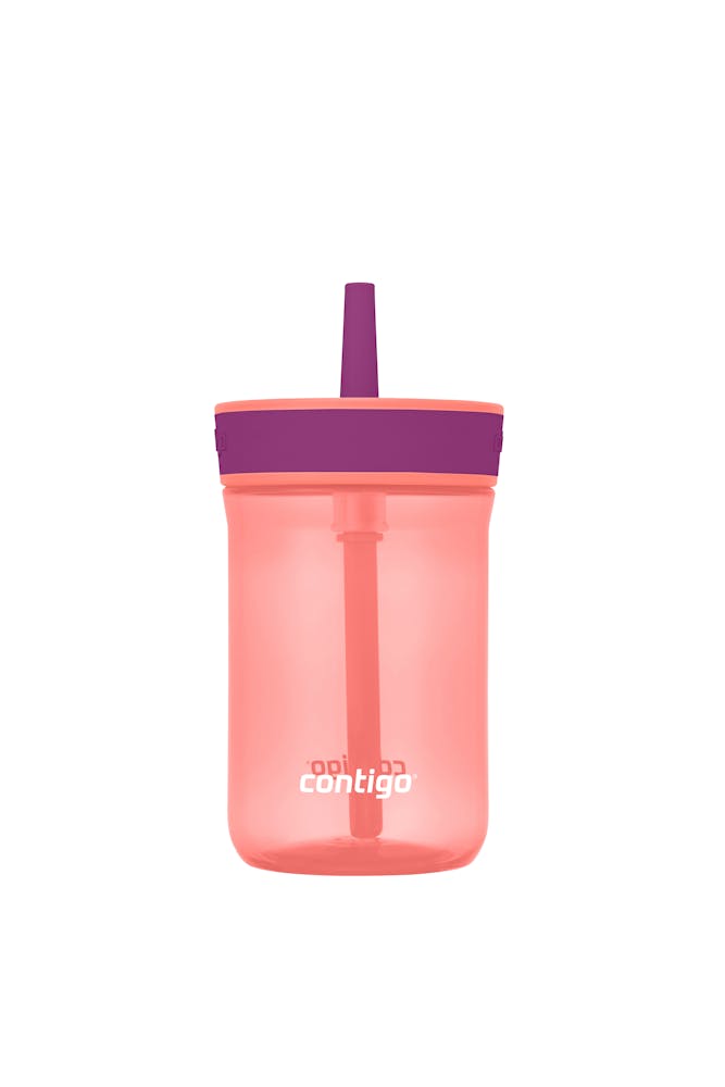 Kids’ Leighton Straw Tumbler with Spill-Proof Leak-Proof Lid, 14oz P9