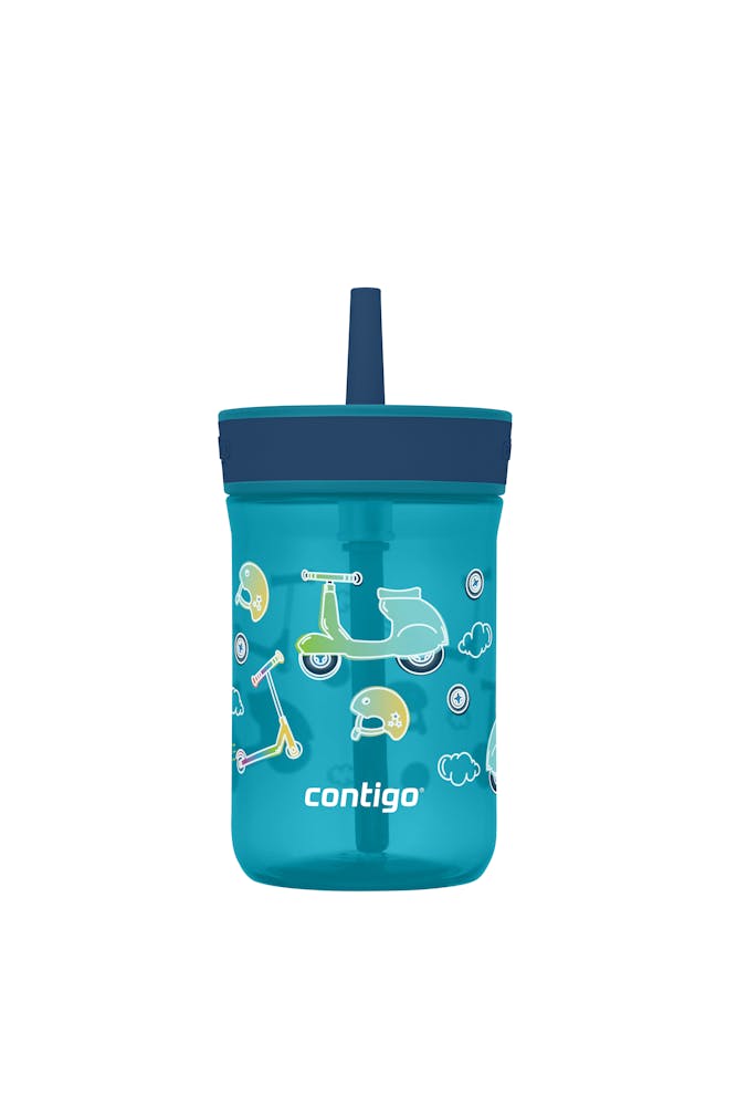 Kids’ Leighton Straw Tumbler with Spill-Proof Leak-Proof Lid, 14oz P9