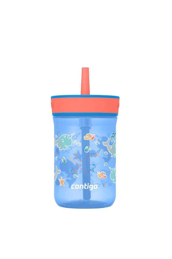 Kids’ Leighton Straw Tumbler with Spill-Proof Leak-Proof Lid, 14oz P9