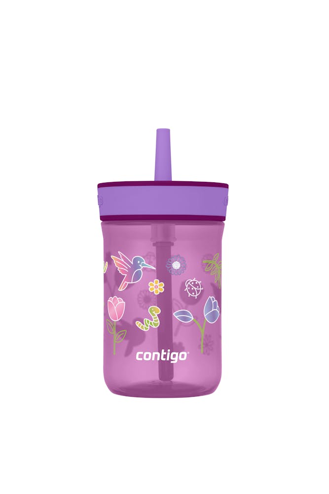 Kids’ Leighton Straw Tumbler with Spill-Proof Leak-Proof Lid, 14oz P9